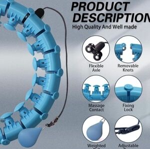 Blue Adjustable Massage Hoop